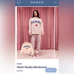 PARKE Valentine Mockneck Sweatshirt